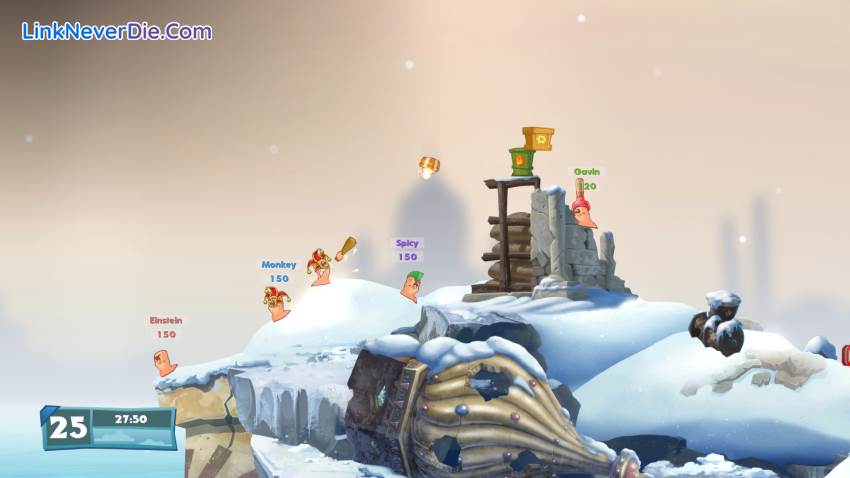 Hình ảnh trong game Worms W.M.D (screenshot) Hình ảnh trong game Worms W.M.D (screenshot)