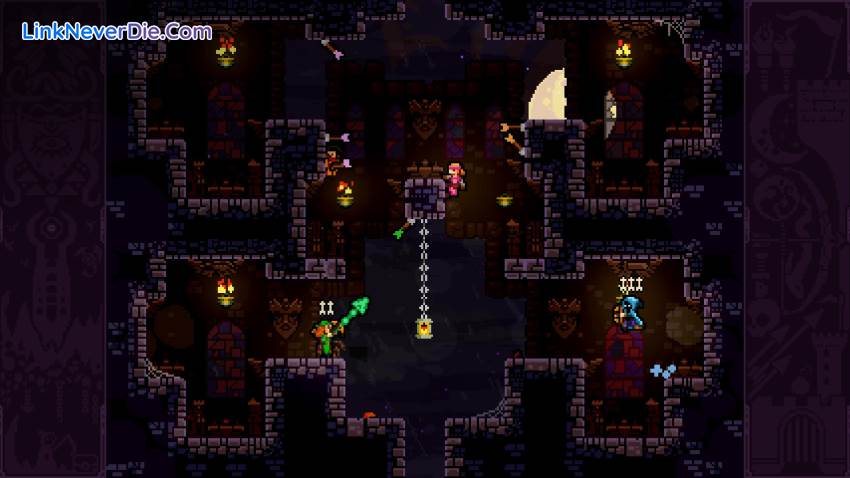 Hình ảnh trong game TowerFall Ascension (screenshot) Hình ảnh trong game TowerFall Ascension (screenshot)