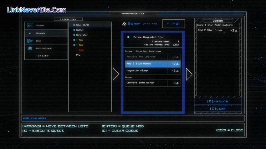 Hình ảnh trong game Duskers (screenshot) Hình ảnh trong game Duskers (screenshot)