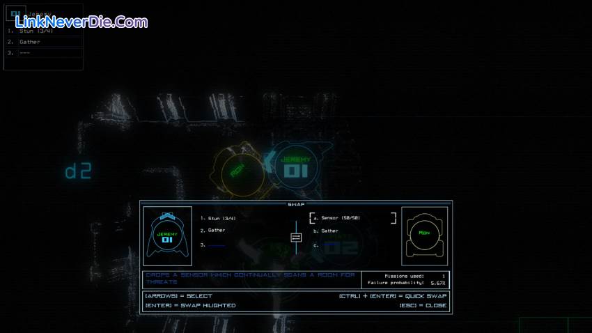 Hình ảnh trong game Duskers (screenshot) Hình ảnh trong game Duskers (screenshot)