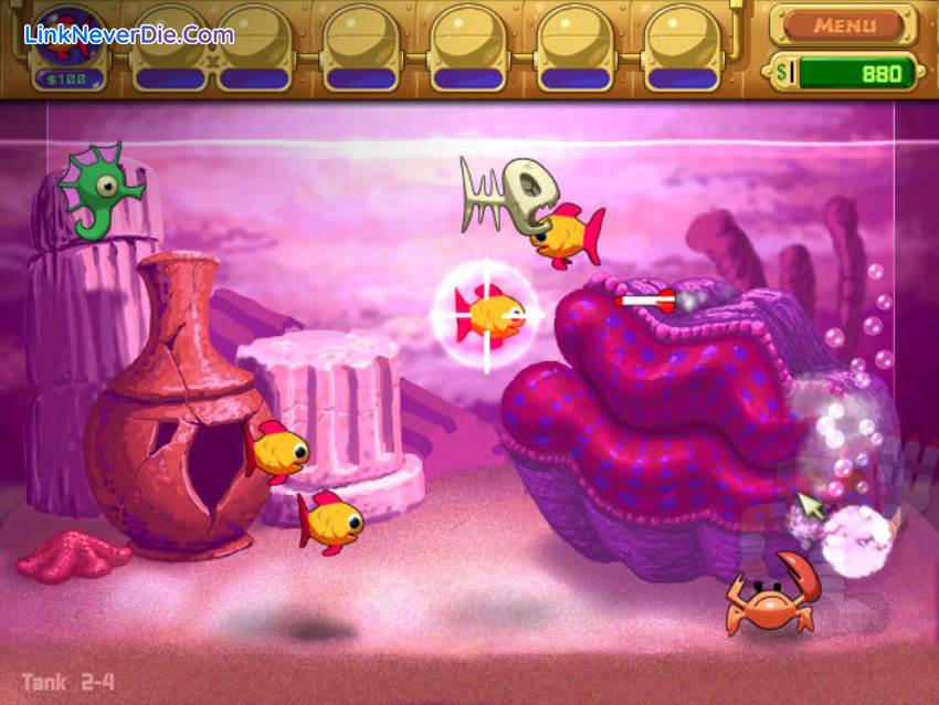Hình ảnh trong game Insaniquarium (screenshot) Hình ảnh trong game Insaniquarium (screenshot)
