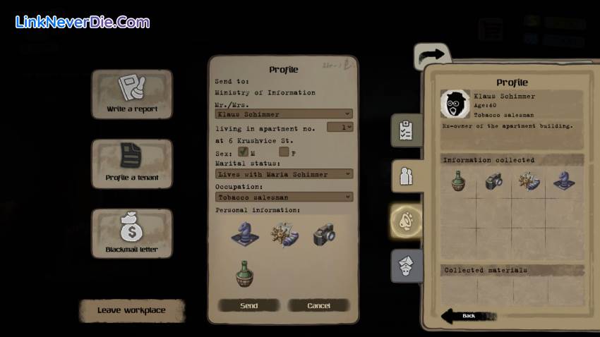Hình ảnh trong game Beholder (screenshot) Hình ảnh trong game Beholder (screenshot)