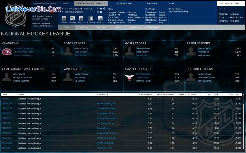 Hình ảnh trong game Franchise Hockey Manager 3 (screenshot) Hình ảnh trong game Franchise Hockey Manager 3 (screenshot)