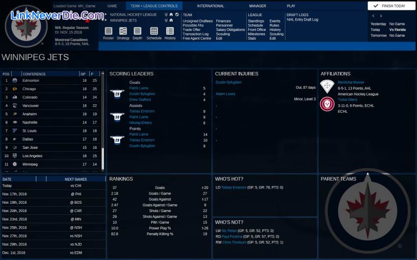 Hình ảnh trong game Franchise Hockey Manager 3 (screenshot) Hình ảnh trong game Franchise Hockey Manager 3 (screenshot)