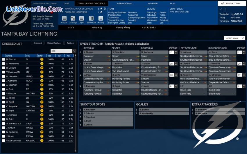 Hình ảnh trong game Franchise Hockey Manager 3 (screenshot) Hình ảnh trong game Franchise Hockey Manager 3 (screenshot)