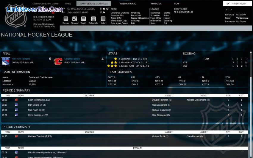 Hình ảnh trong game Franchise Hockey Manager 3 (screenshot) Hình ảnh trong game Franchise Hockey Manager 3 (screenshot)