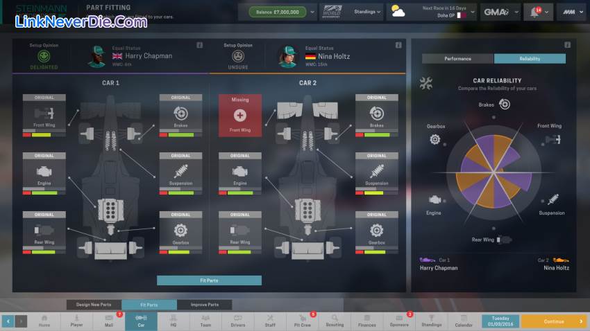 Hình ảnh trong game Motorsport Manager (screenshot) Hình ảnh trong game Motorsport Manager (screenshot)