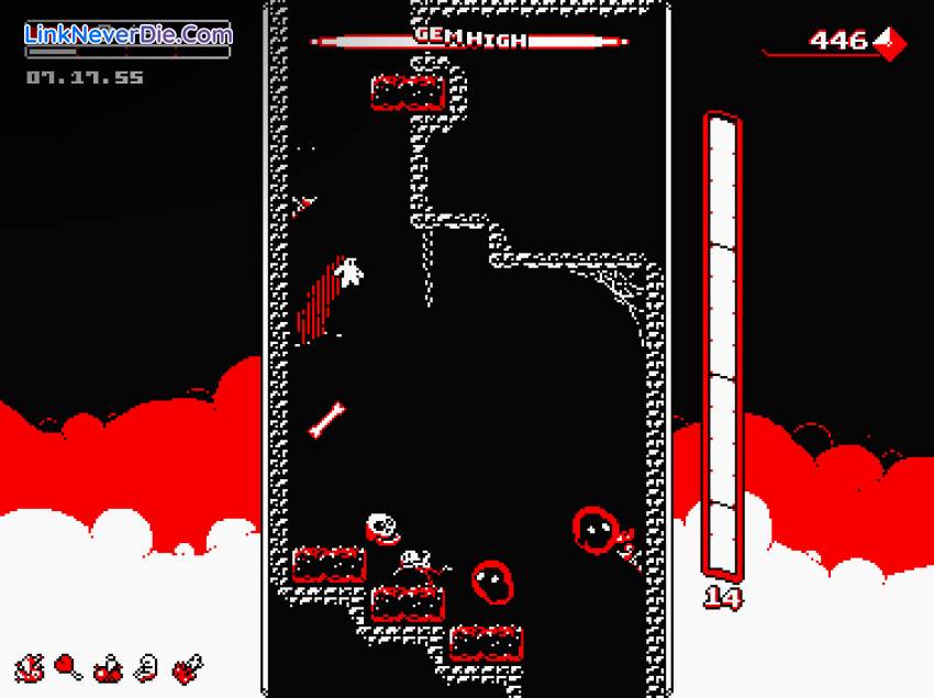 Hình ảnh trong game Downwell (screenshot) Hình ảnh trong game Downwell (screenshot)