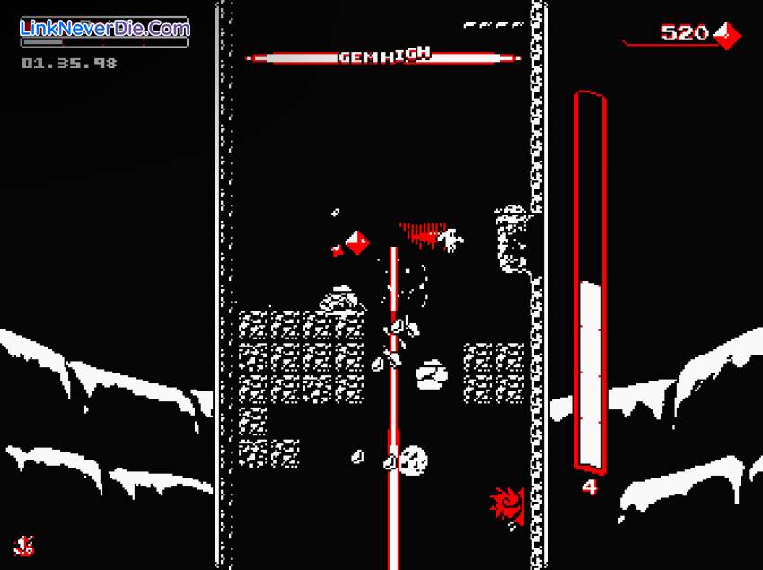 Hình ảnh trong game Downwell (screenshot) Hình ảnh trong game Downwell (screenshot)