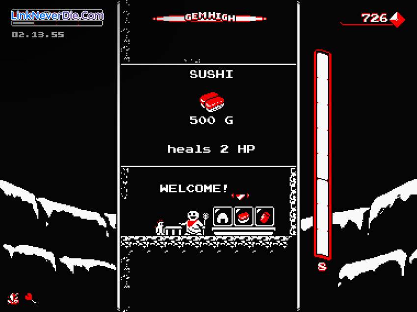 Hình ảnh trong game Downwell (screenshot) Hình ảnh trong game Downwell (screenshot)