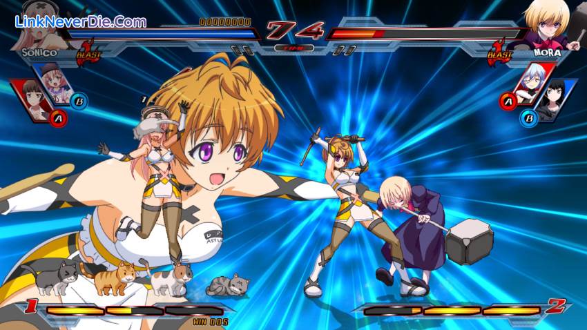 Hình ảnh trong game Nitroplus Blasterz: Heroines Infinite Duel (screenshot) Hình ảnh trong game Nitroplus Blasterz: Heroines Infinite Duel (screenshot)
