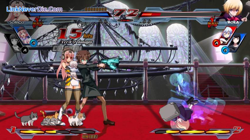 Hình ảnh trong game Nitroplus Blasterz: Heroines Infinite Duel (screenshot) Hình ảnh trong game Nitroplus Blasterz: Heroines Infinite Duel (screenshot)