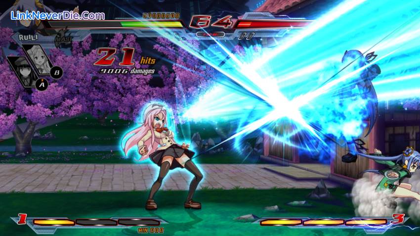 Hình ảnh trong game Nitroplus Blasterz: Heroines Infinite Duel (screenshot) Hình ảnh trong game Nitroplus Blasterz: Heroines Infinite Duel (screenshot)