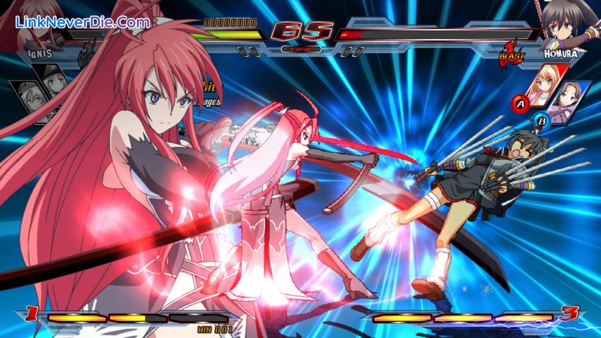 Hình ảnh trong game Nitroplus Blasterz: Heroines Infinite Duel (screenshot) Hình ảnh trong game Nitroplus Blasterz: Heroines Infinite Duel (screenshot)
