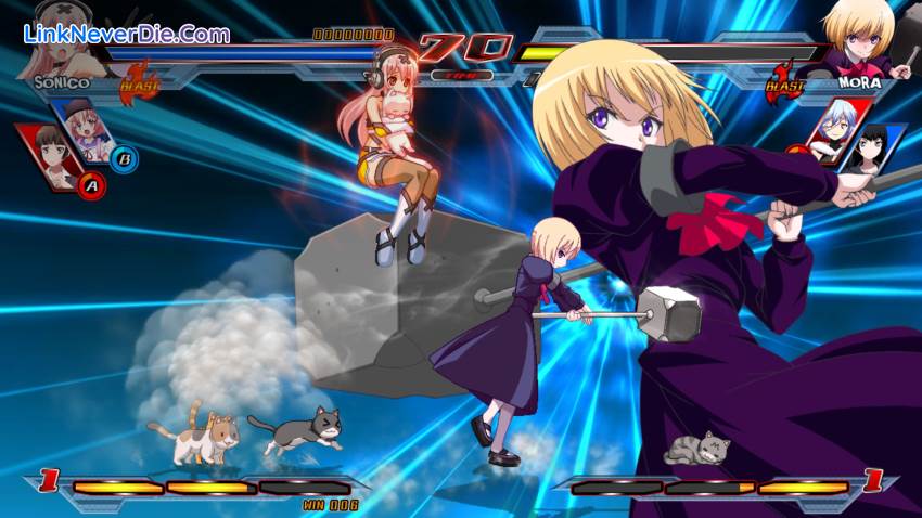 Hình ảnh trong game Nitroplus Blasterz: Heroines Infinite Duel (screenshot) Hình ảnh trong game Nitroplus Blasterz: Heroines Infinite Duel (screenshot)