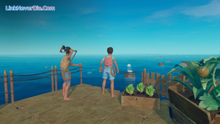 Hình ảnh trong game Raft (screenshot) Hình ảnh trong game Raft (screenshot)