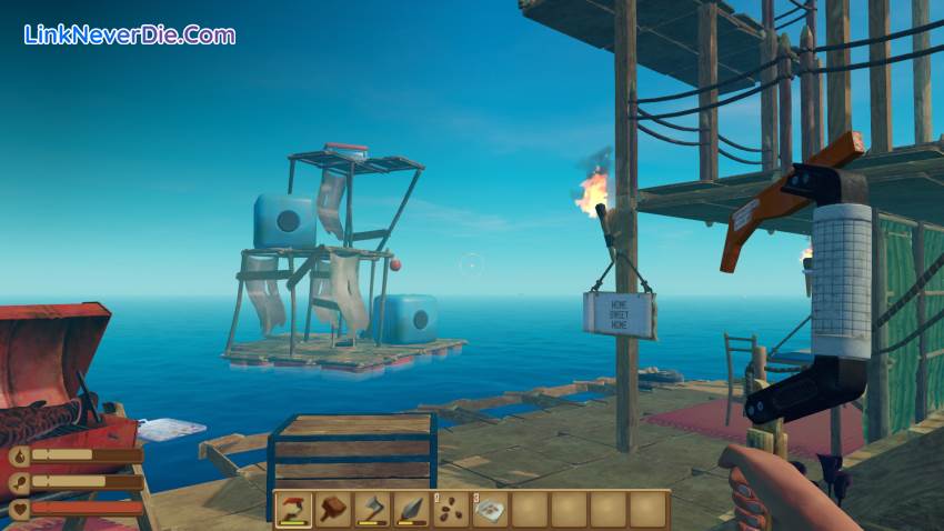 Hình ảnh trong game Raft (screenshot) Hình ảnh trong game Raft (screenshot)