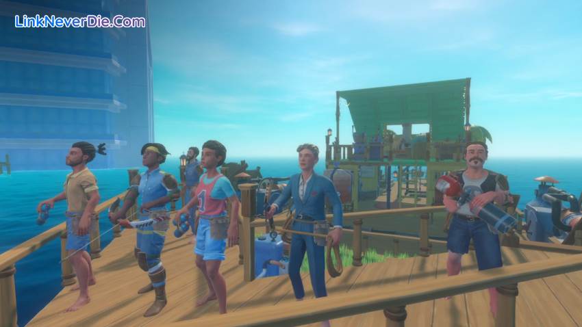 Hình ảnh trong game Raft (screenshot) Hình ảnh trong game Raft (screenshot)