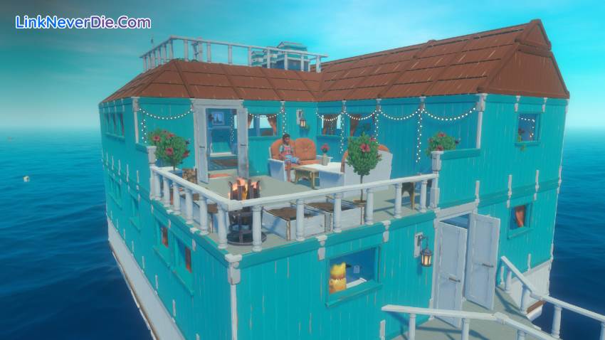 Hình ảnh trong game Raft (screenshot) Hình ảnh trong game Raft (screenshot)