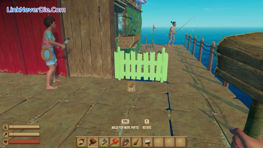 Hình ảnh trong game Raft (screenshot) Hình ảnh trong game Raft (screenshot)