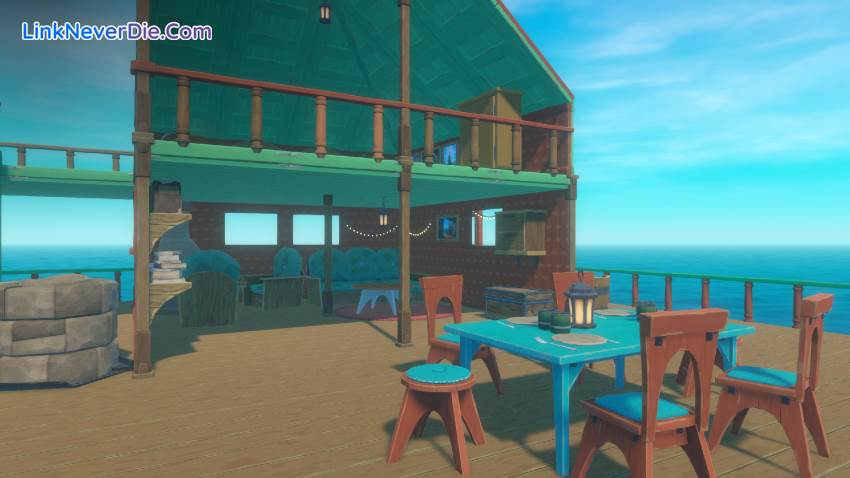 Hình ảnh trong game Raft (screenshot) Hình ảnh trong game Raft (screenshot)
