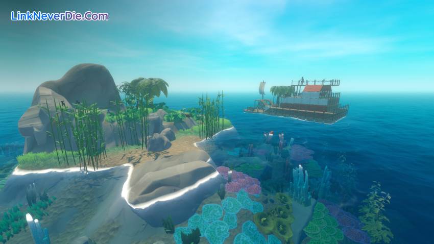 Hình ảnh trong game Raft (screenshot) Hình ảnh trong game Raft (screenshot)