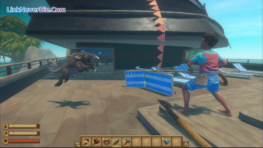 Hình ảnh trong game Raft (screenshot) Hình ảnh trong game Raft (screenshot)