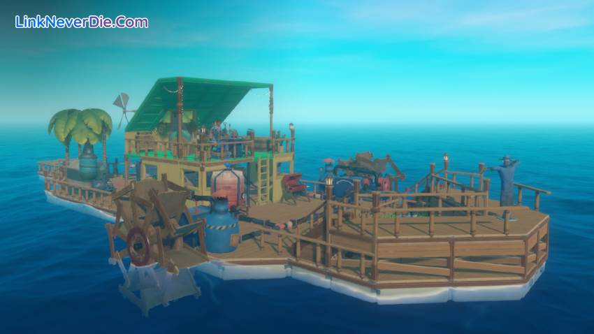 Hình ảnh trong game Raft (screenshot) Hình ảnh trong game Raft (screenshot)