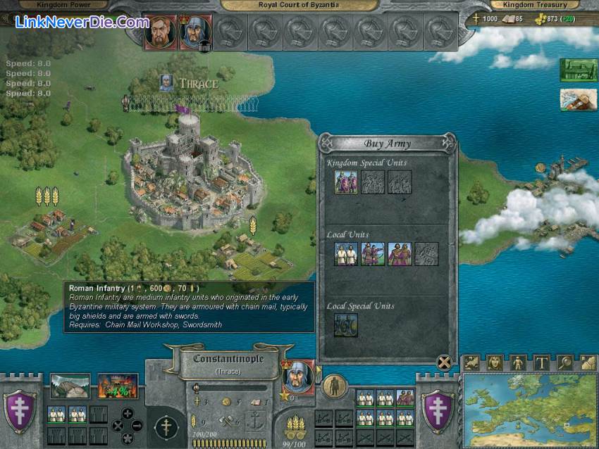 Hình ảnh trong game Knights of Honor (screenshot) Hình ảnh trong game Knights of Honor (screenshot)