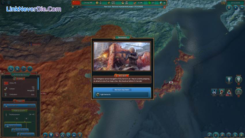 Hình ảnh trong game Realpolitiks (screenshot) Hình ảnh trong game Realpolitiks (screenshot)