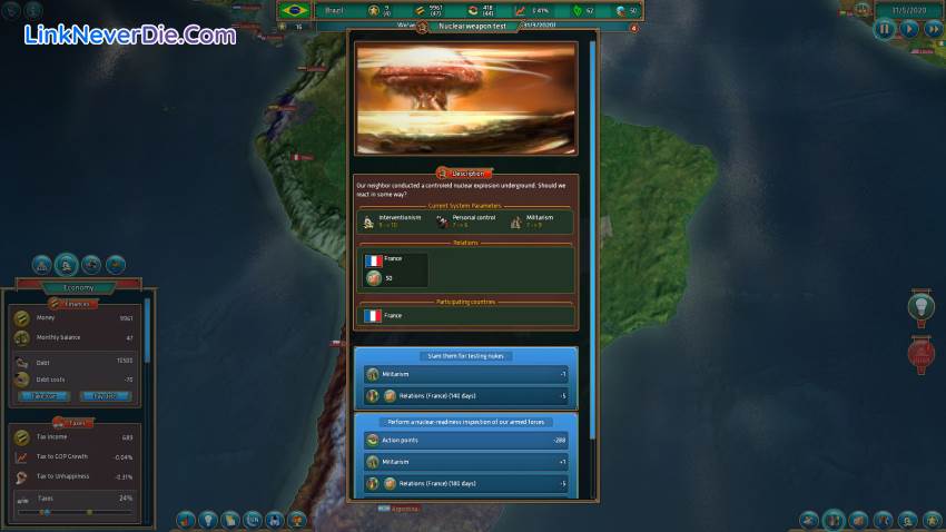 Hình ảnh trong game Realpolitiks (screenshot) Hình ảnh trong game Realpolitiks (screenshot)