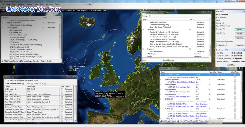 Hình ảnh trong game Command: Modern Air / Naval Operations WOTY (screenshot) Hình ảnh trong game Command: Modern Air / Naval Operations WOTY (screenshot)