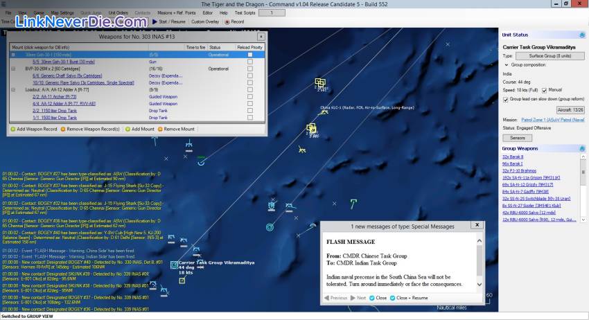Hình ảnh trong game Command: Modern Air / Naval Operations WOTY (screenshot) Hình ảnh trong game Command: Modern Air / Naval Operations WOTY (screenshot)