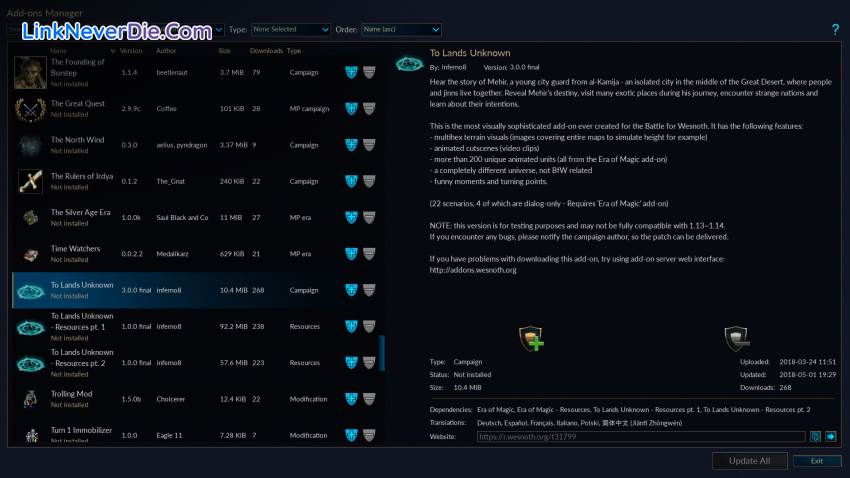 Hình ảnh trong game Battle for Wesnoth (screenshot) Hình ảnh trong game Battle for Wesnoth (screenshot)