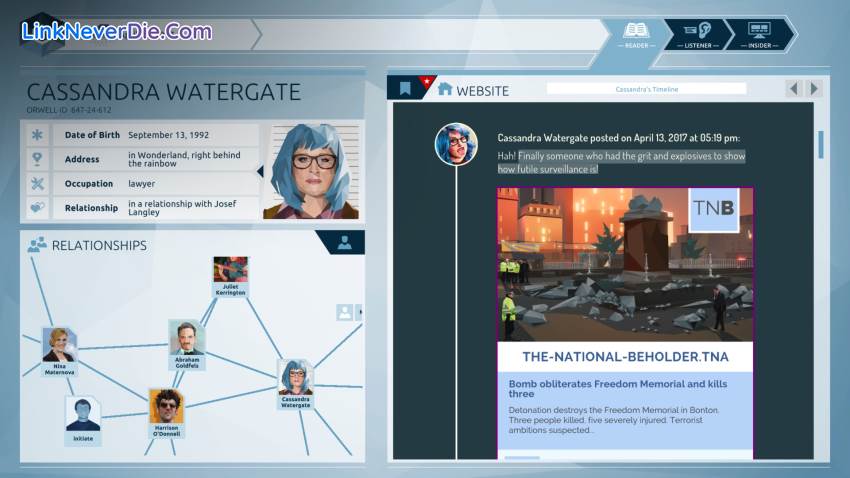 Hình ảnh trong game Orwell Deluxe Edition (screenshot) Hình ảnh trong game Orwell Deluxe Edition (screenshot)
