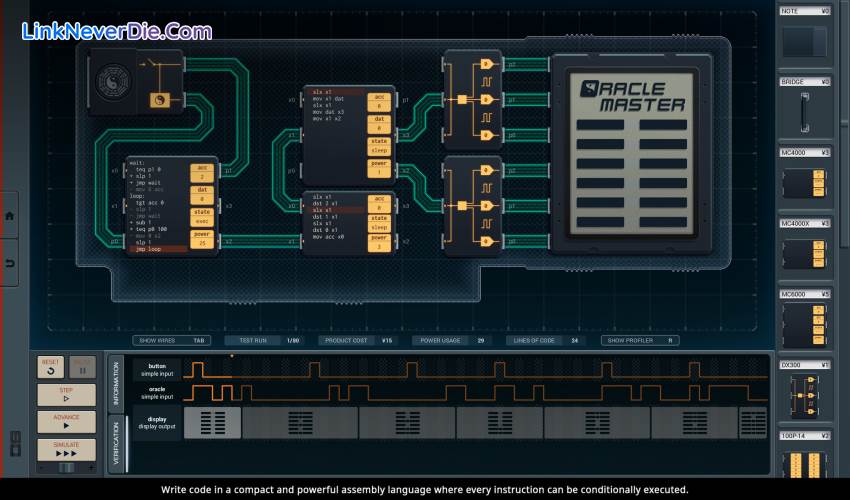 Hình ảnh trong game SHENZHEN I/O (screenshot) Hình ảnh trong game SHENZHEN I/O (screenshot)