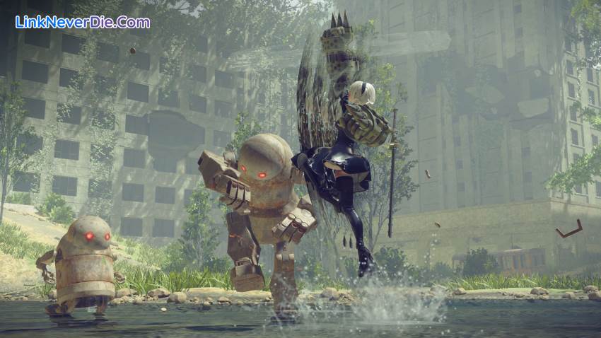 Hình ảnh trong game NieR:Automata (screenshot) Hình ảnh trong game NieR:Automata (screenshot)