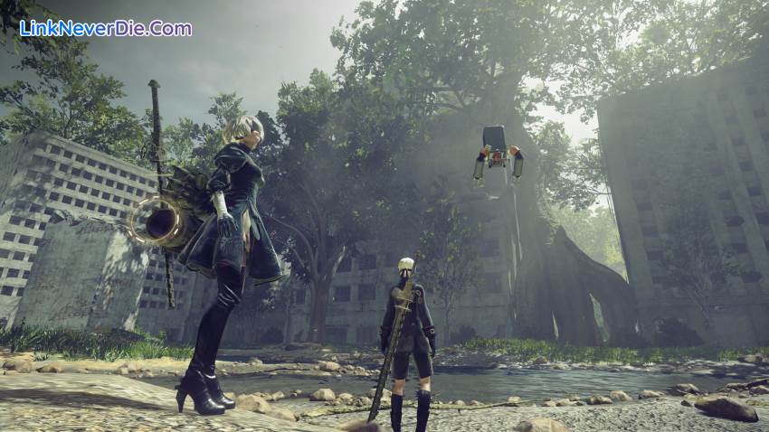 Hình ảnh trong game NieR:Automata (screenshot) Hình ảnh trong game NieR:Automata (screenshot)