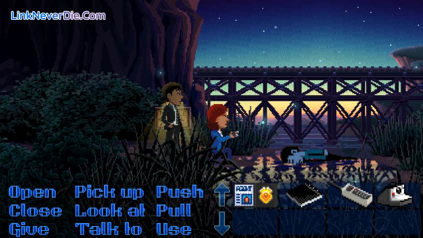 Hình ảnh trong game Thimbleweed Park (screenshot) Hình ảnh trong game Thimbleweed Park (screenshot)