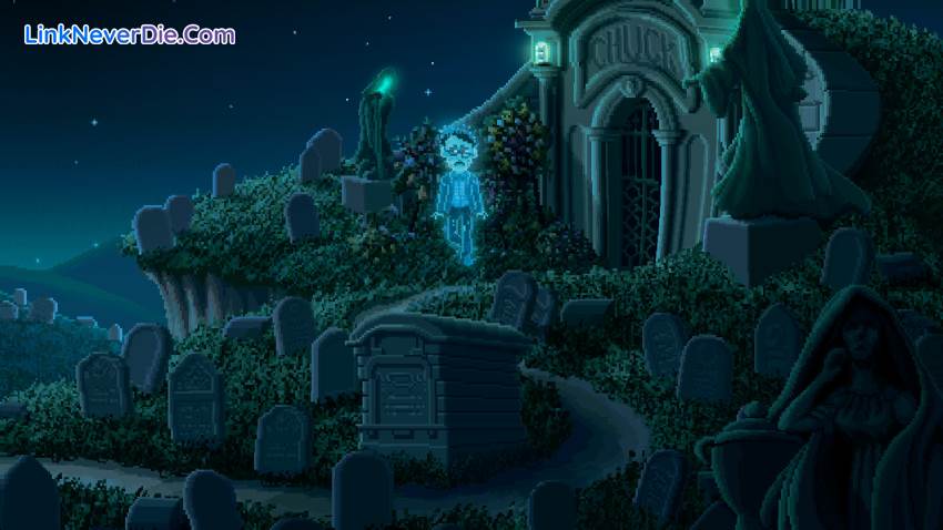 Hình ảnh trong game Thimbleweed Park (screenshot) Hình ảnh trong game Thimbleweed Park (screenshot)