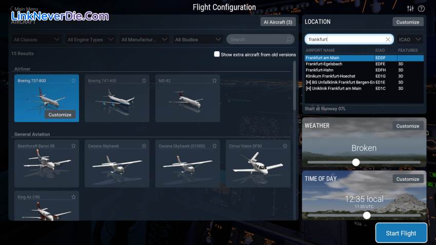 Hình ảnh trong game X-Plane 11 (screenshot) Hình ảnh trong game X-Plane 11 (screenshot)