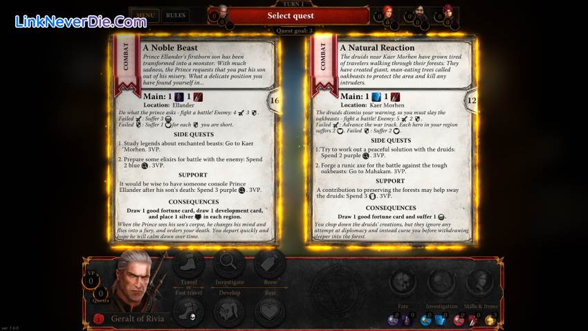 Hình ảnh trong game The Witcher Adventure Game (screenshot) Hình ảnh trong game The Witcher Adventure Game (screenshot)