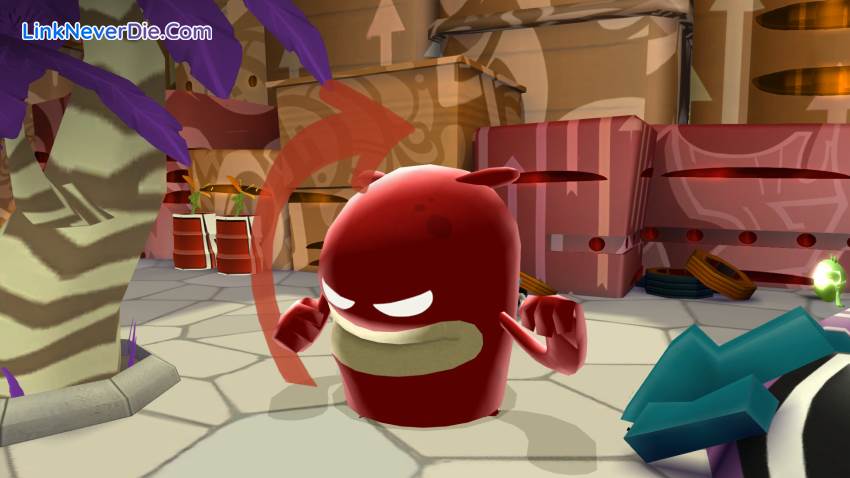 Hình ảnh trong game de Blob (screenshot) Hình ảnh trong game de Blob (screenshot)