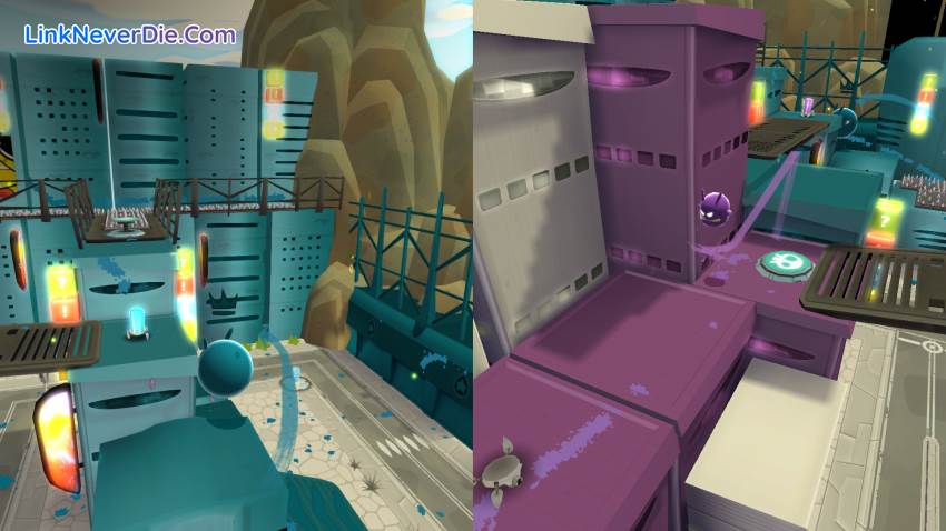 Hình ảnh trong game de Blob (screenshot) Hình ảnh trong game de Blob (screenshot)