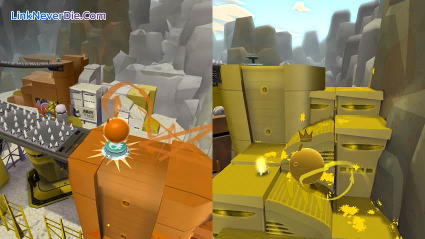 Hình ảnh trong game de Blob (screenshot) Hình ảnh trong game de Blob (screenshot)