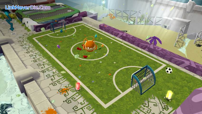 Hình ảnh trong game de Blob (screenshot) Hình ảnh trong game de Blob (screenshot)
