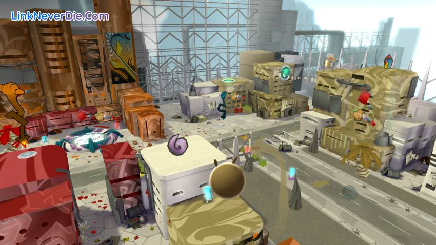 Hình ảnh trong game de Blob (screenshot) Hình ảnh trong game de Blob (screenshot)
