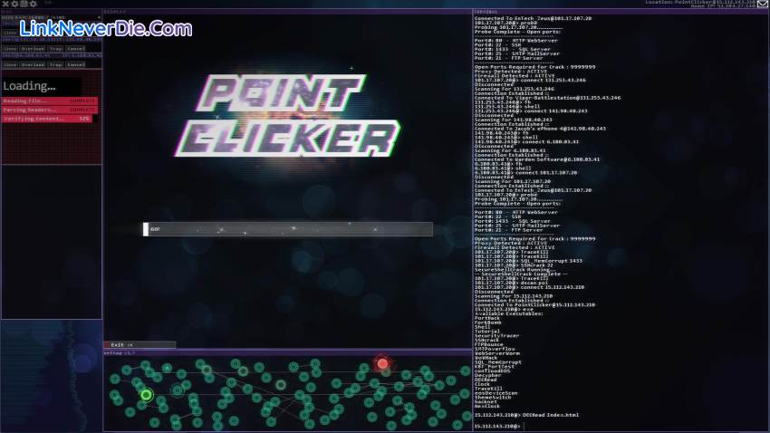 Hình ảnh trong game Hacknet (screenshot) Hình ảnh trong game Hacknet (screenshot)