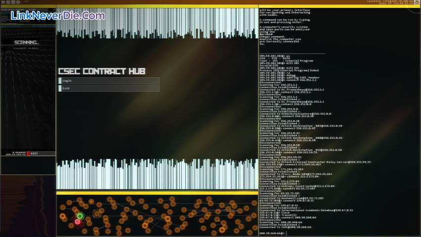 Hình ảnh trong game Hacknet (screenshot) Hình ảnh trong game Hacknet (screenshot)