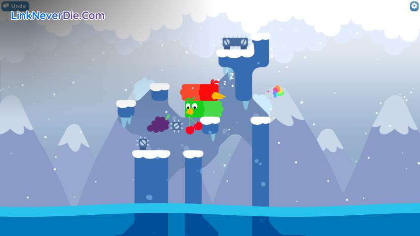 Hình ảnh trong game Snakebird (screenshot) Hình ảnh trong game Snakebird (screenshot)